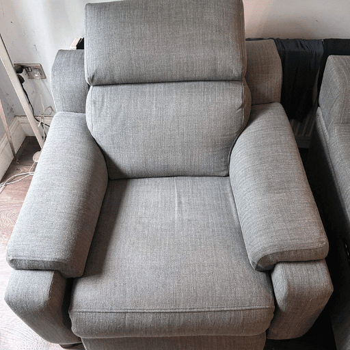 after armchair cleaning